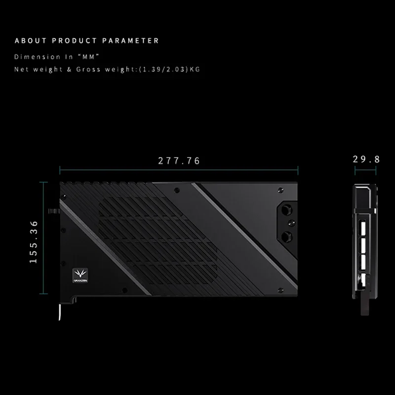 Granzon GPU Water Block for MS - Rtx 4090 Water Block recension och pris