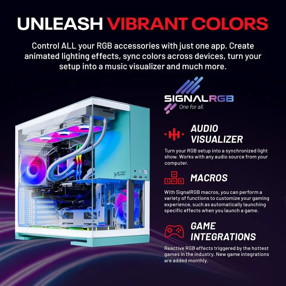 Skytech Gaming Aqua Desktop Pc - Rtx 5080 16Gb recension och pris