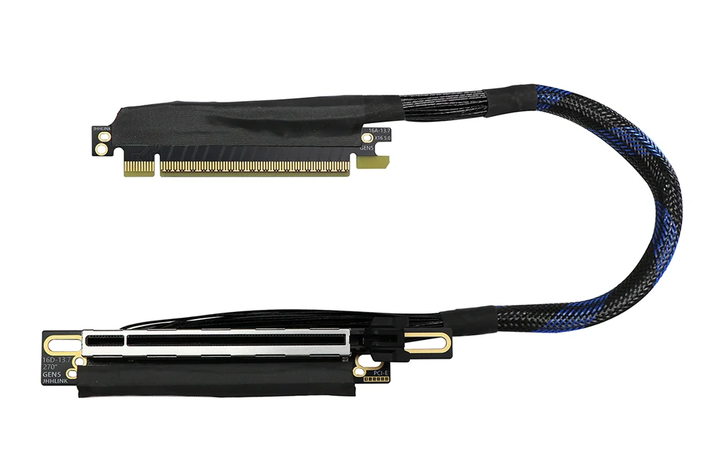 Right Angle Fold Reverse PCIe  - Pcie 5.0 Gpu Riser Cable recension och pris